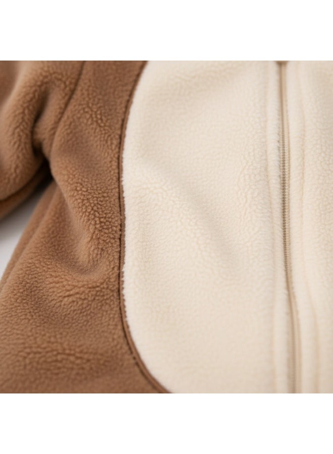 Cloud Fashion جامبسوت بيبي شتوي بتصميم أسد – سالوبيت أطفال حديثي الولادة مبطن دافئ - Image 4